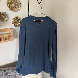 Tommy Hilfiger Crewneck Sweater – Cotton Cashmere – Blue – Size L – NWOT